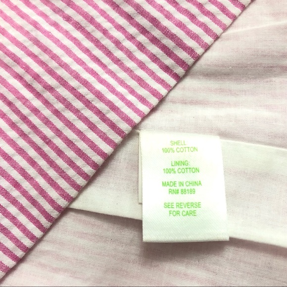 Lily Pulitzer | Striped Pink & White Ruffled Dress - Picture 4 of 7